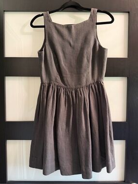 american apparel grey dress American Apparel Gray Backless Dress